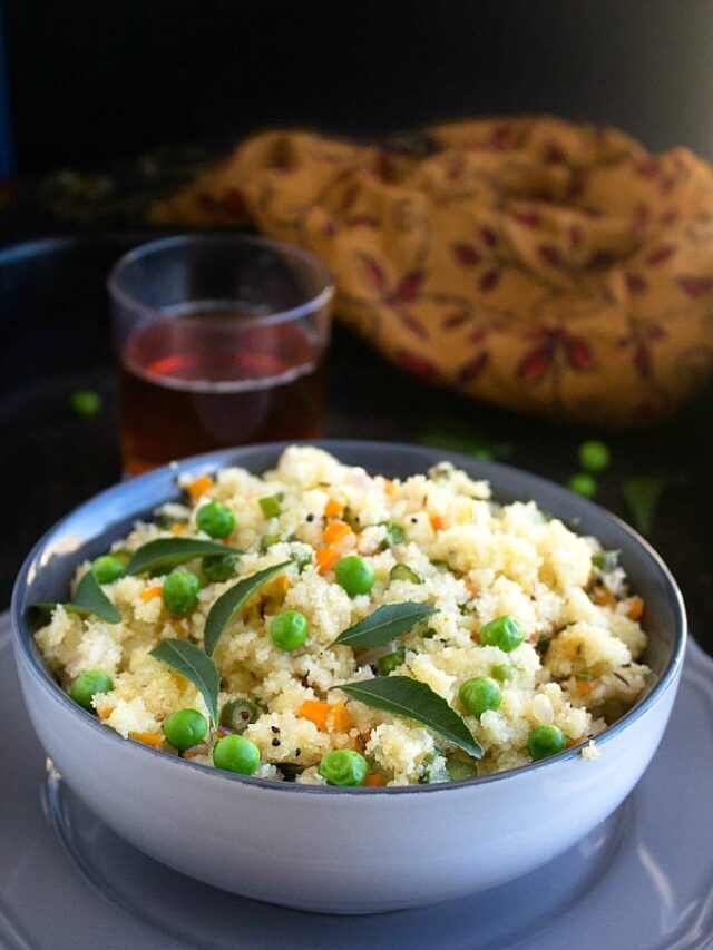 वेजिटेबल उपमा रेसिपी | veg upma recipe in hindi
