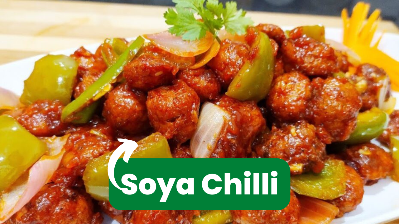 Soya Chilli Recipe in hindi