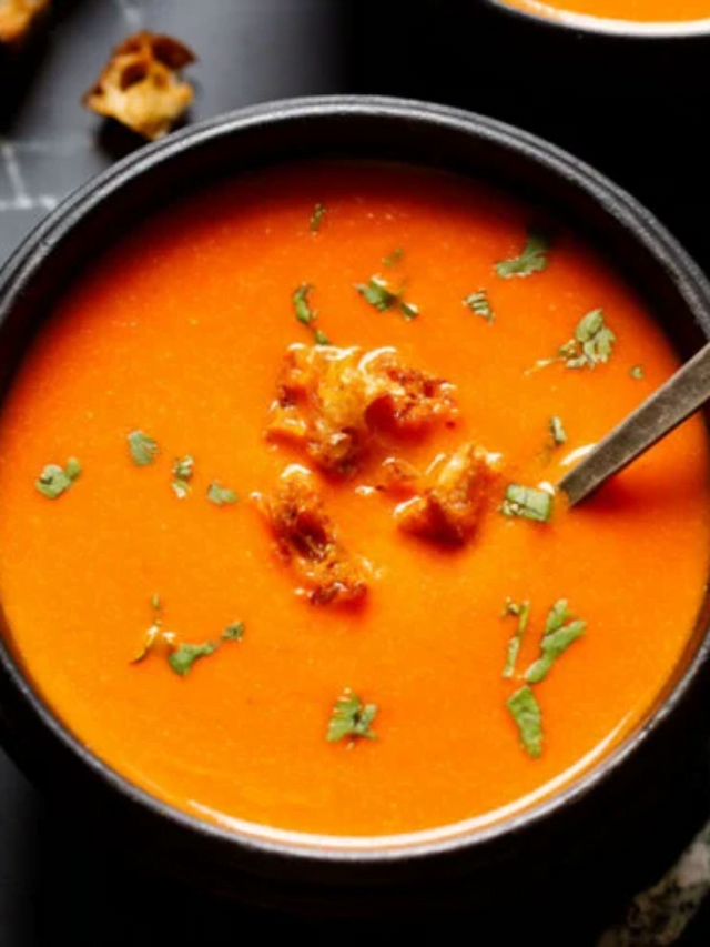 Restaurant Style Tomato Soup at Home रेस्टोरेंट जैसा टमाटर का सूप घर पर 